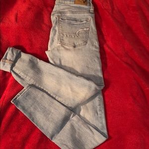 American Eagle super super stretch skinny jeans
